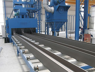 鋼板拋丸清理機